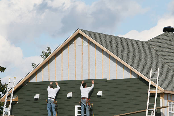 Professional Emergency Siding Repair technician working in Henderson, TX